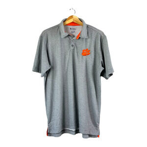 Men's Champion Clemson Polo Shirt L